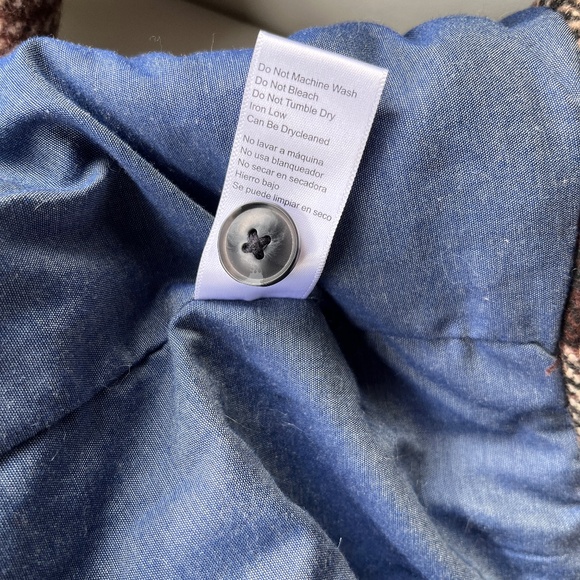 Jachs Brown Plaid Wool Blend Shirt Jacket - Picture 5 of 13